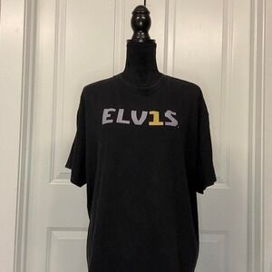 Black Elvis Presley 1 T-shirt - Size XL